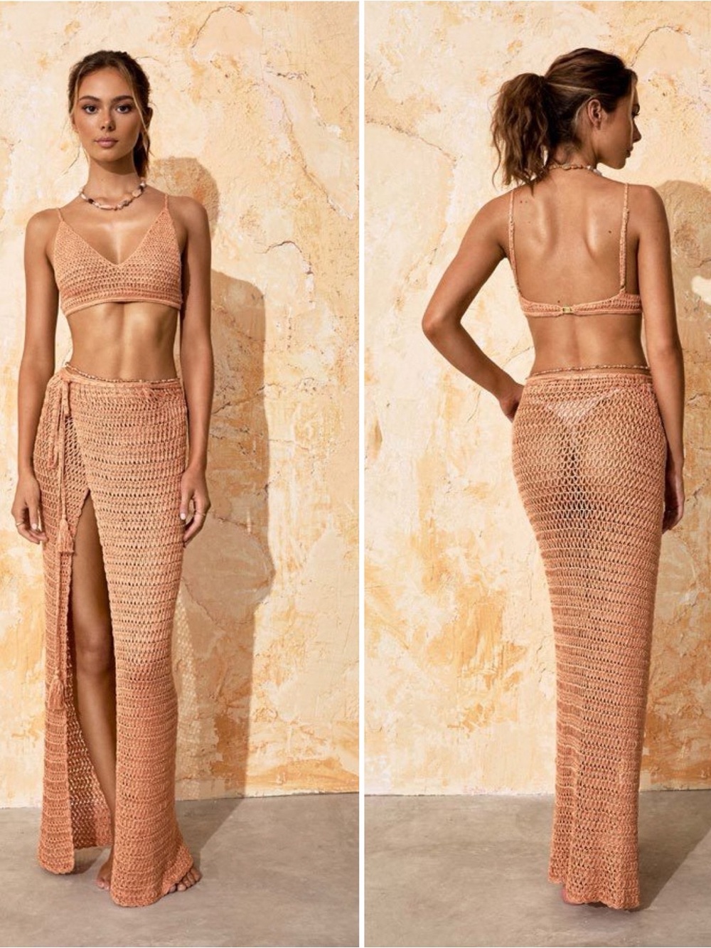Flook the Label Amina Crochet Skirt NWOT!